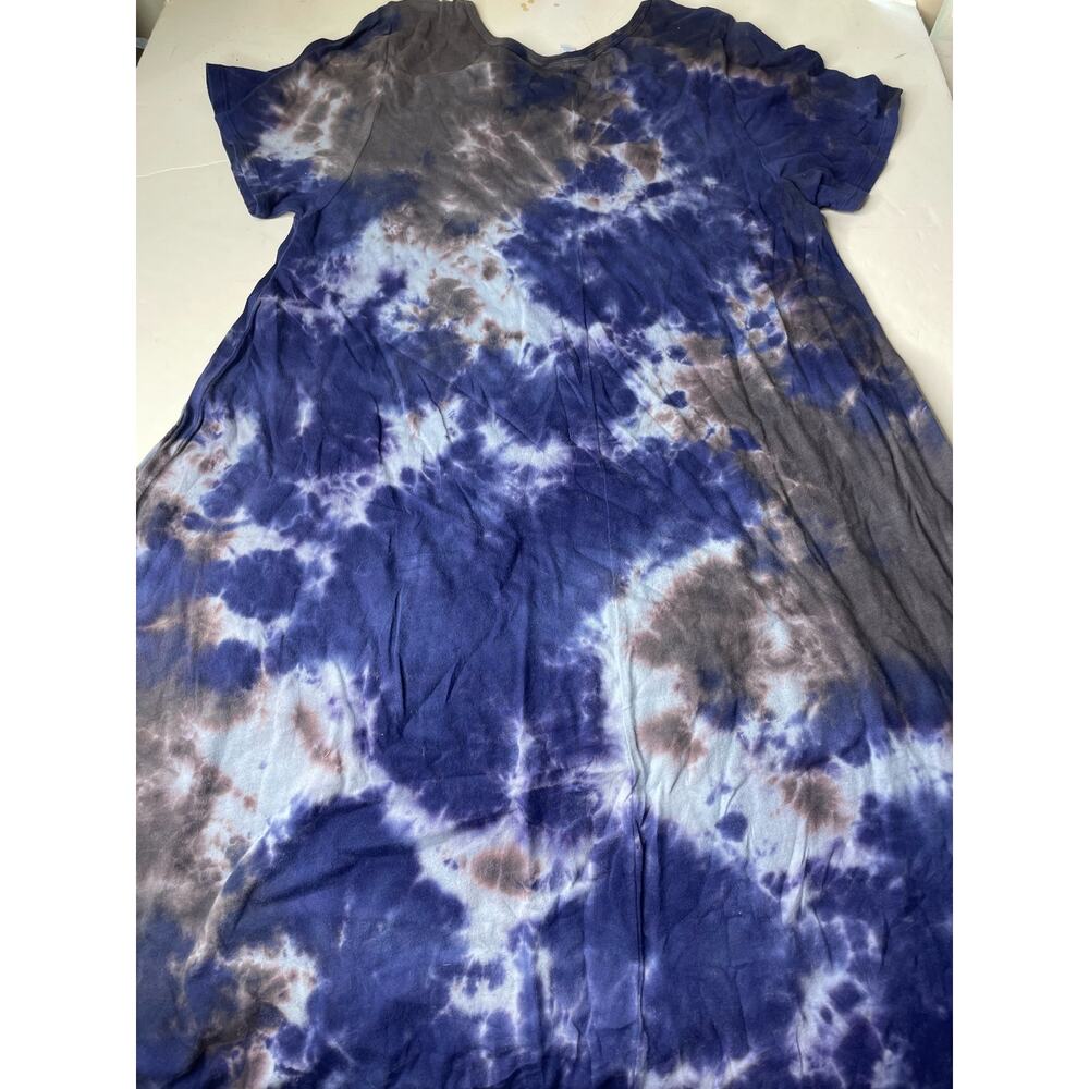 Lularoe custom cotton tie dye Carly dress xl X-Large new